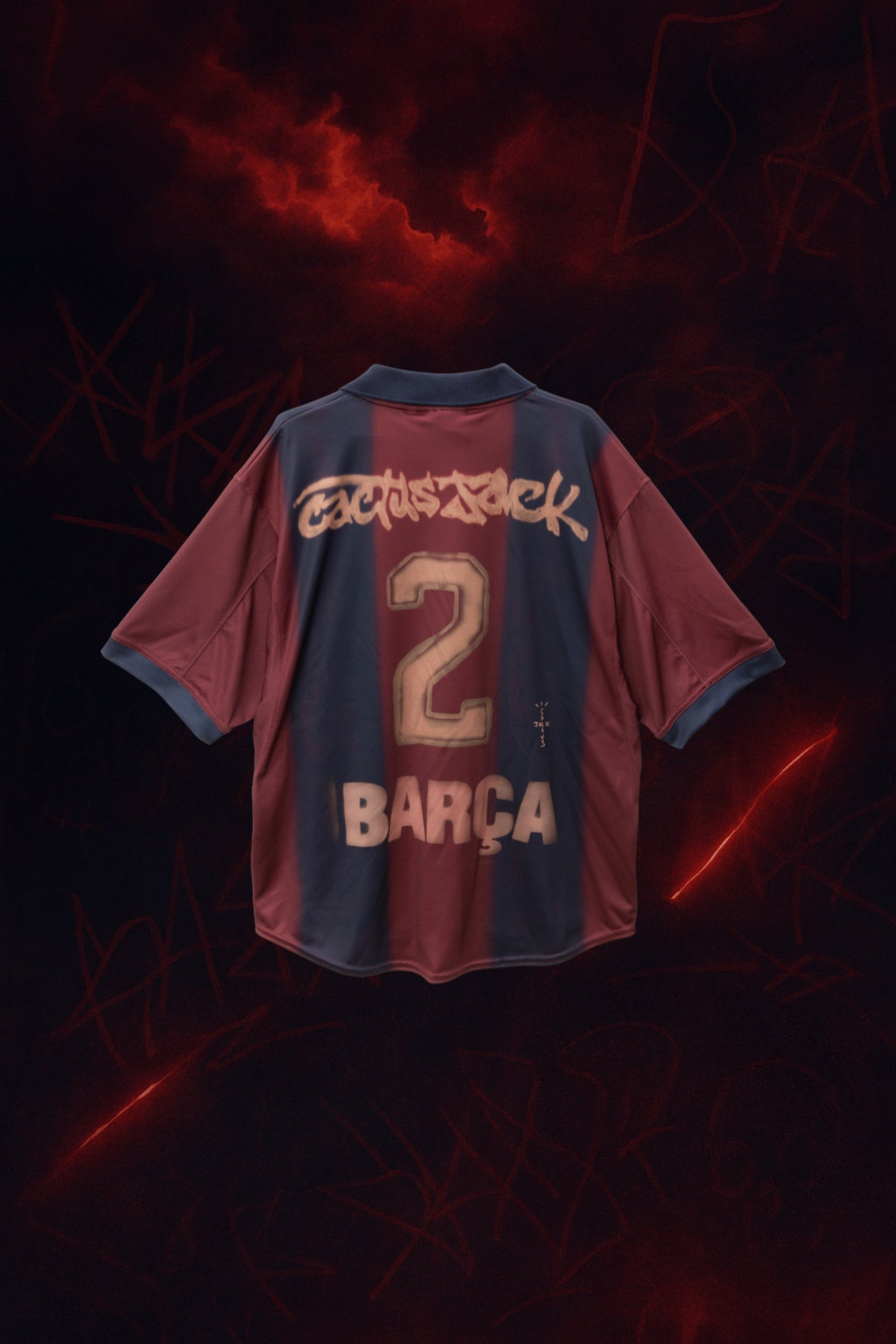 CJ X NIKE X FC BARCELONA RETRO 2000/01 - Kibbly XS