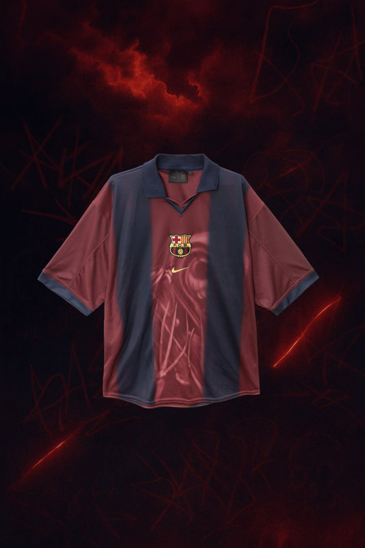 CJ X NIKE X FC BARCELONA RETRO 2000/01 - Kibbly XS